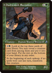 Duskwatch Recruiter // Krallenhorde Howler (Retro Frame) [Innistrad Remastered] | Clutch Gaming