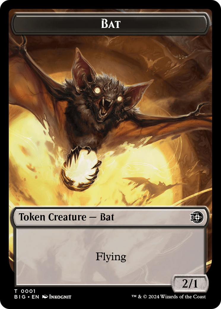 Bat Token [Outlaws of Thunder Junction: The Big Score Tokens] | Clutch Gaming