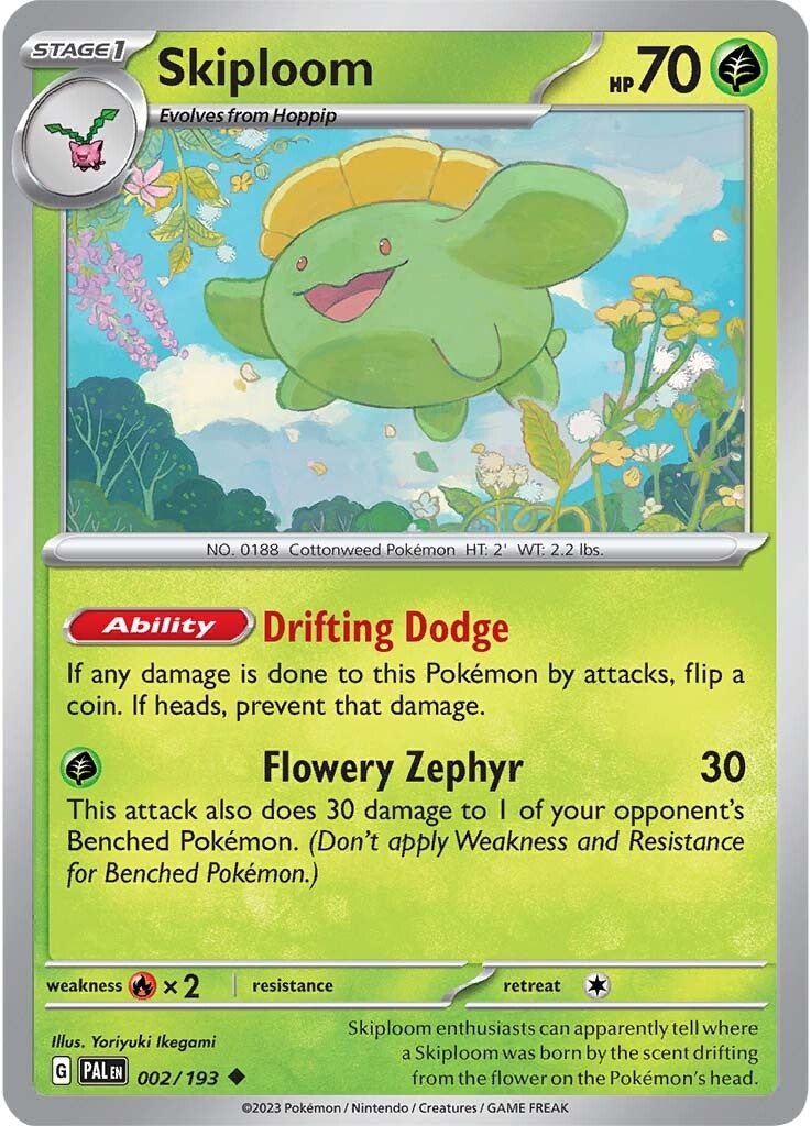 Skiploom (002/193) [Scarlet & Violet: Paldea Evolved] | Clutch Gaming