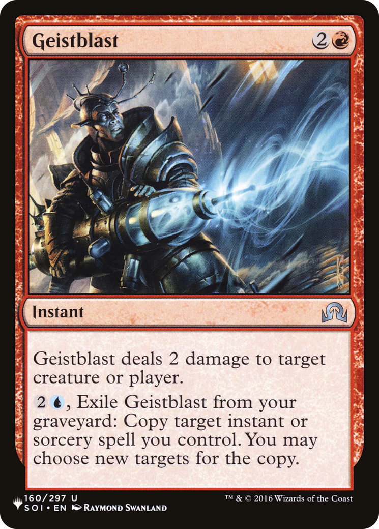 Geistblast [The List Reprints] | Clutch Gaming