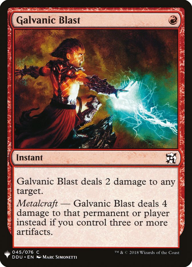 Galvanic Blast [Mystery Booster] | Clutch Gaming