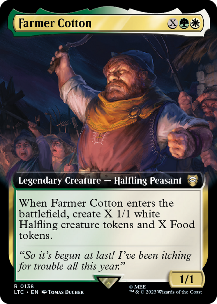 Farmer Cotton (Extended Art) [The Lord of the Rings: Tales of Middle-Earth Commander] | Clutch Gaming