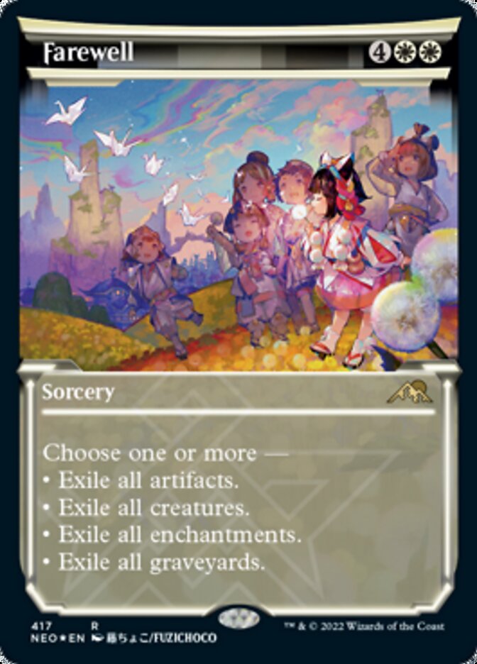 Farewell (Showcase) (Foil Etched) [Kamigawa: Neon Dynasty] | Clutch Gaming