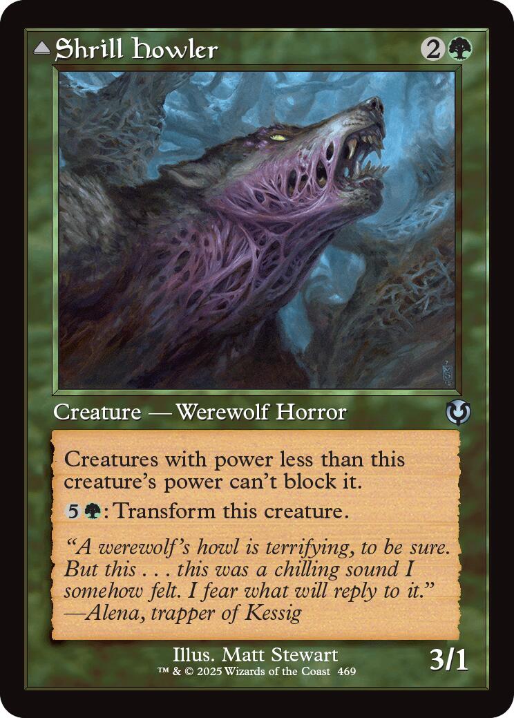 Shrill Howler // Howling Chorus (Retro Frame) [Innistrad Remastered] | Clutch Gaming