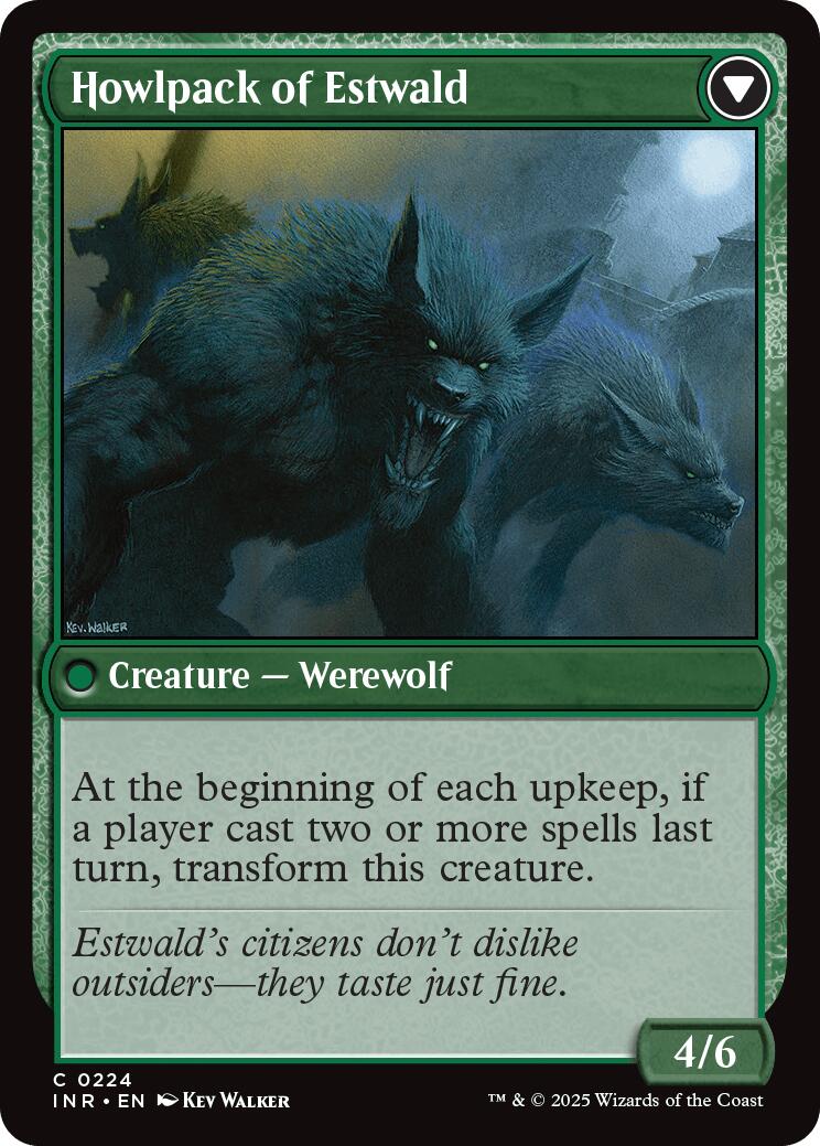 Villagers of Estwald // Howlpack of Estwald [Innistrad Remastered] | Clutch Gaming