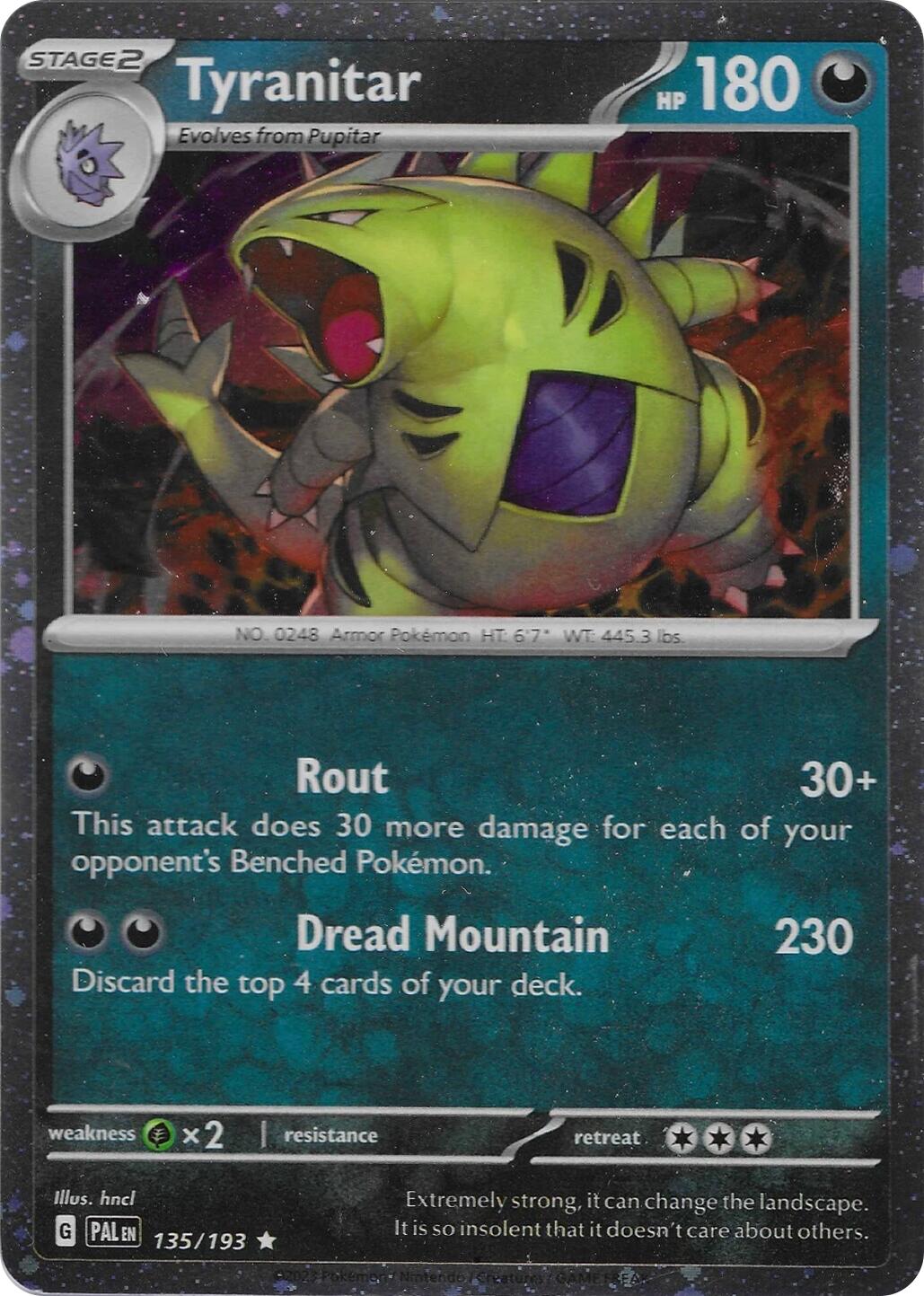 Tyranitar (135/193) (Cosmo Foil) [Miscellaneous Cards] | Clutch Gaming