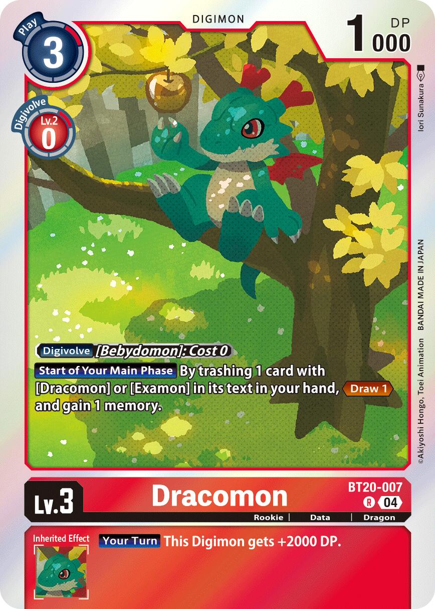 Dracomon [BT20-007] [Release Special Booster Ver.2.5] | Clutch Gaming