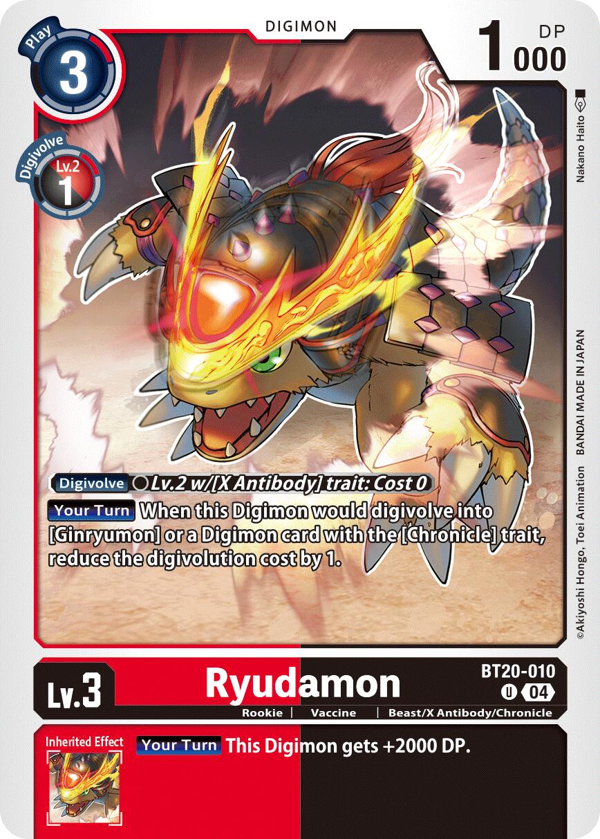 Ryudamon [BT20-010] [Release Special Booster Ver.2.5] | Clutch Gaming