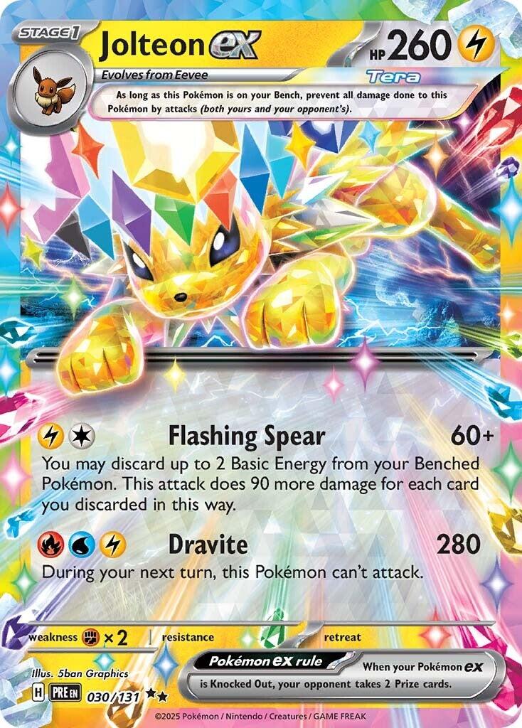 Jolteon ex (030/131) [Scarlet & Violet: Prismatic Evolutions] | Clutch Gaming