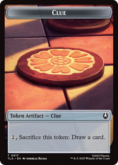 Monk // Clue (0017) Double-Sided Token [Avatar: The Last Airbender Tokens] | Clutch Gaming
