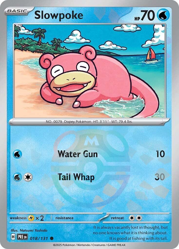 Slowpoke (018/131) (Master Ball Pattern) [Scarlet & Violet: Prismatic Evolutions] | Clutch Gaming