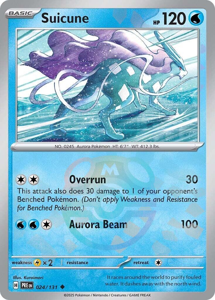 Suicune (024/131) (Master Ball Pattern) [Scarlet & Violet: Prismatic Evolutions] | Clutch Gaming