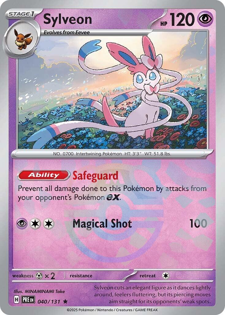 Sylveon (040/131) (Master Ball Pattern) [Scarlet & Violet: Prismatic Evolutions] | Clutch Gaming