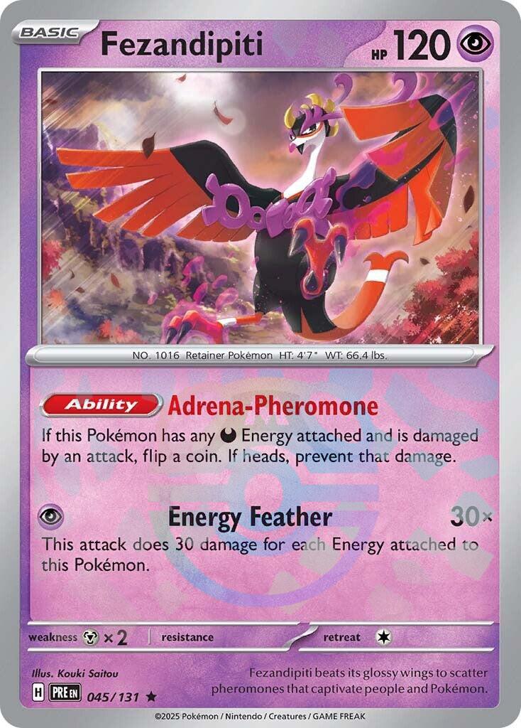 Fezandipiti (045/131) (Master Ball Pattern) [Scarlet & Violet: Prismatic Evolutions] | Clutch Gaming