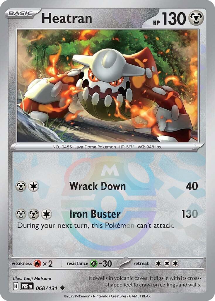 Heatran (068/131) (Master Ball Pattern) [Scarlet & Violet: Prismatic Evolutions] | Clutch Gaming