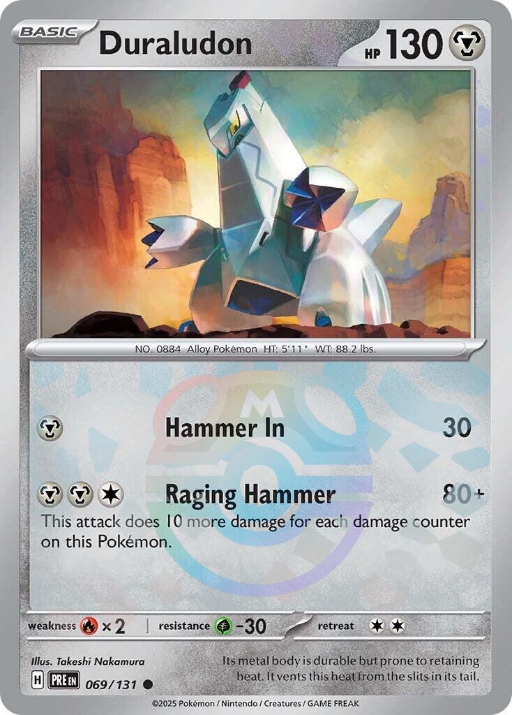 Duraludon (069/131) (Master Ball Pattern) [Scarlet & Violet: Prismatic Evolutions] | Clutch Gaming