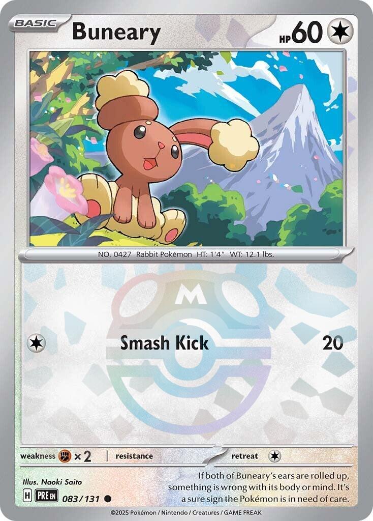 Buneary (083/131) (Master Ball Pattern) [Scarlet & Violet: Prismatic Evolutions] | Clutch Gaming