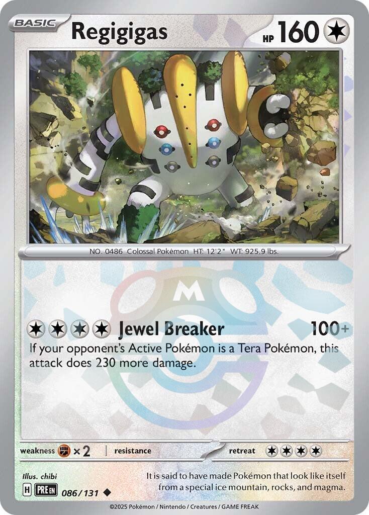 Regigigas (086/131) (Master Ball Pattern) [Scarlet & Violet: Prismatic Evolutions] | Clutch Gaming