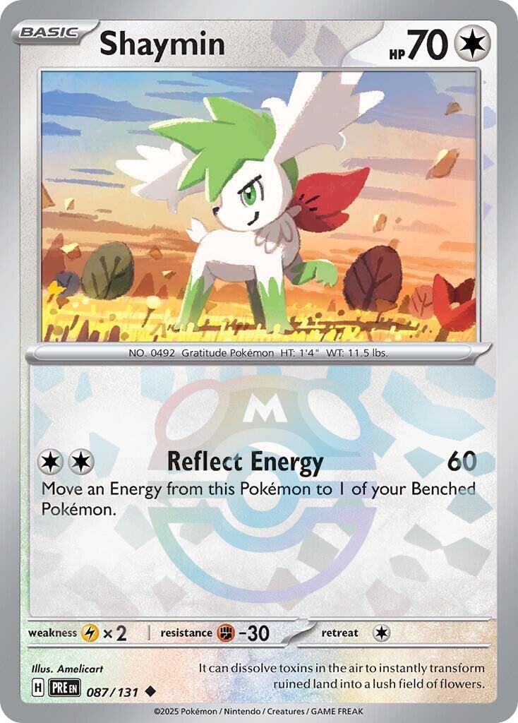 Shaymin (087/131) (Master Ball Pattern) [Scarlet & Violet: Prismatic Evolutions] | Clutch Gaming