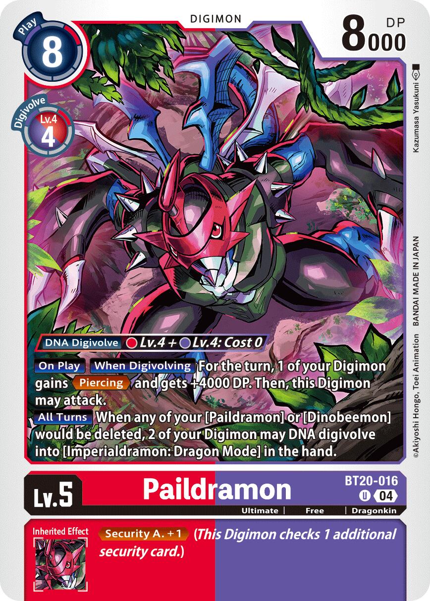 Paildramon [BT20-016] [Release Special Booster Ver.2.5] | Clutch Gaming