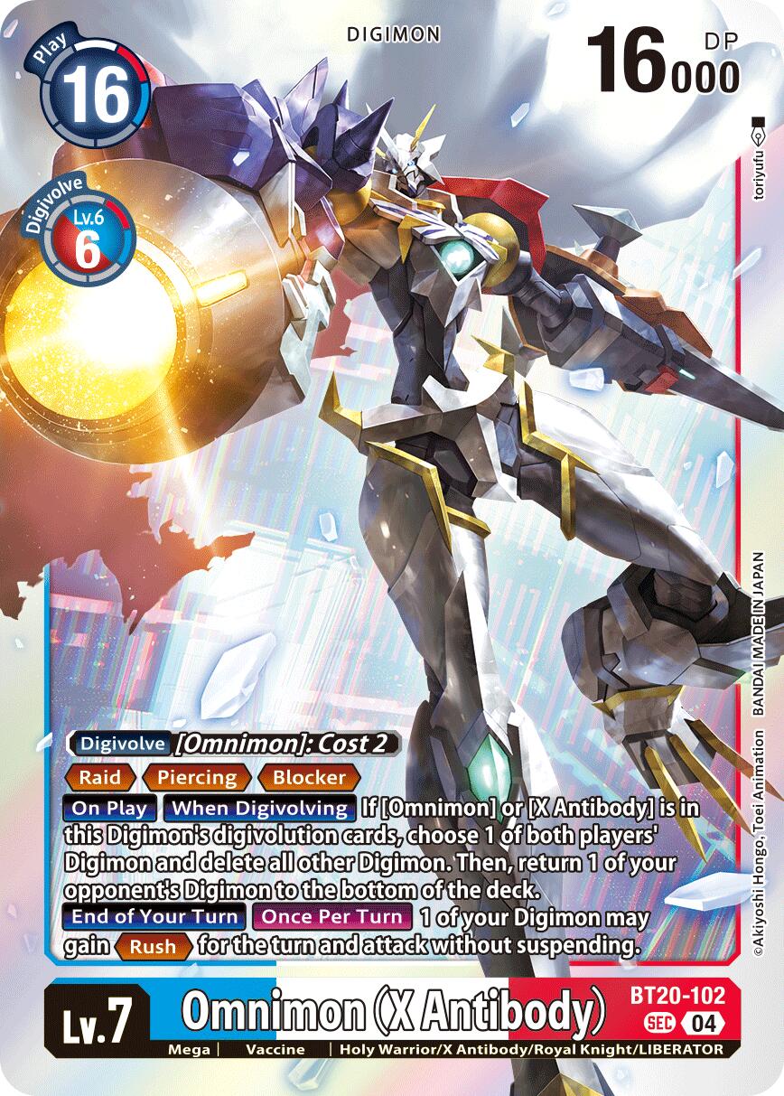 Omnimon [BT20-102] (X Antibody) [Release Special Booster Ver.2.5] | Clutch Gaming