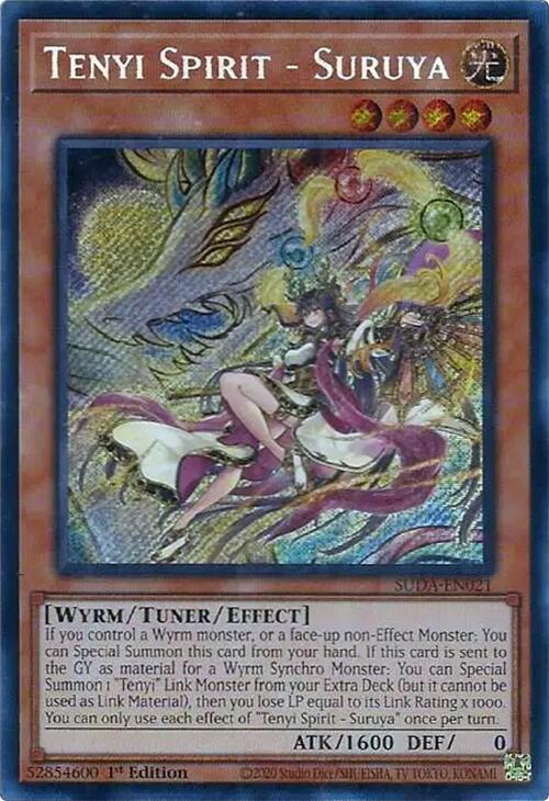 Tenyi Spirit - Suruya [SUDA-EN021] Secret Rare | Clutch Gaming