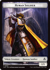 Human Soldier (0003) // Clue Double-Sided Token [Innistrad Remastered Tokens] | Clutch Gaming