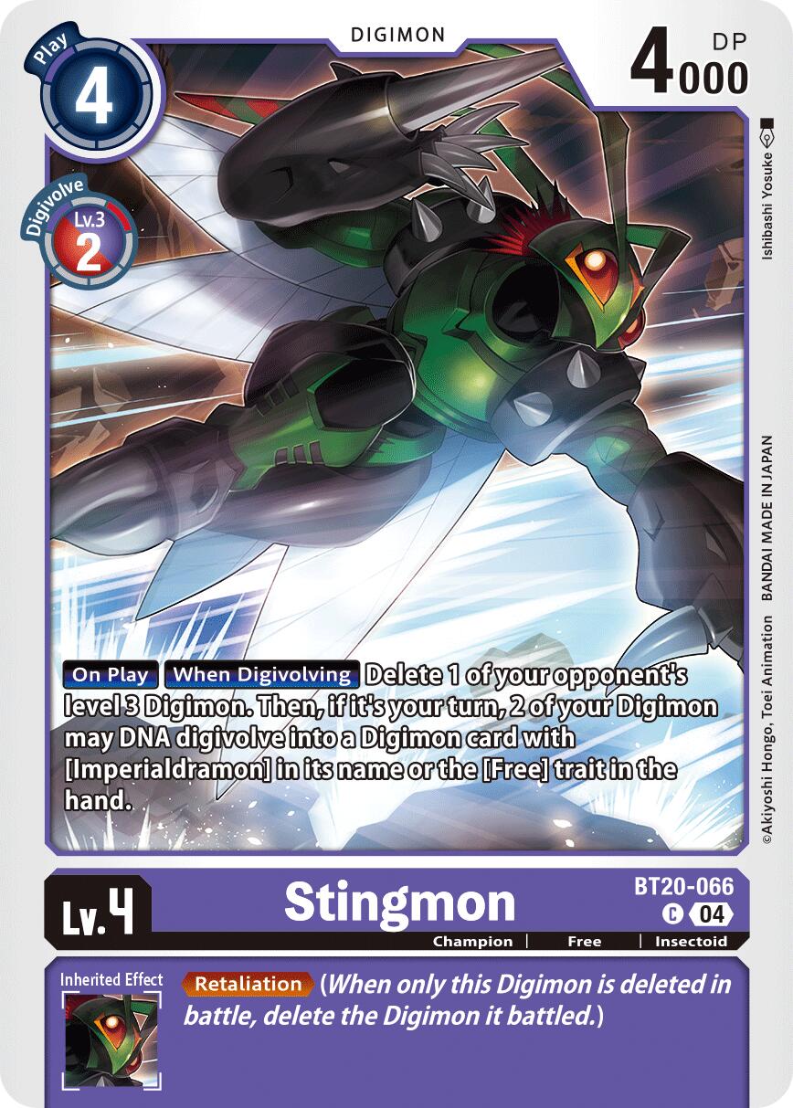 Stingmon [BT20-066] [Release Special Booster Ver.2.5] | Clutch Gaming