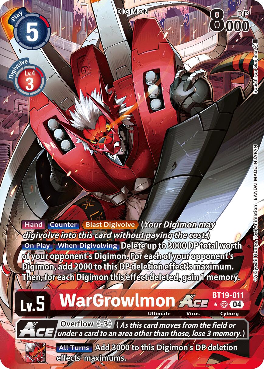 WarGrowlmon ACE [BT19-011] (Alternate Art) [Release Special Booster Ver.2.5] | Clutch Gaming