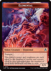 Elemental // Human (0014) Double-Sided Token [Innistrad Remastered Tokens] | Clutch Gaming