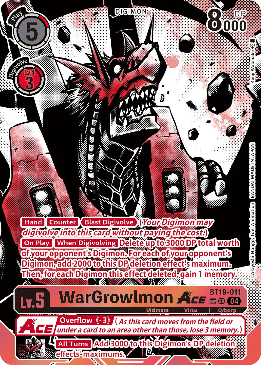 WarGrowlmon ACE [BT19-011] (Textured) [Release Special Booster Ver.2.5] | Clutch Gaming