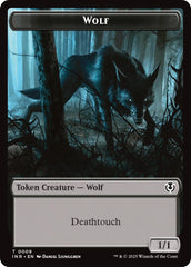 Wolf (0009) // Wolf (0018) Double-Sided Token [Innistrad Remastered Tokens] | Clutch Gaming