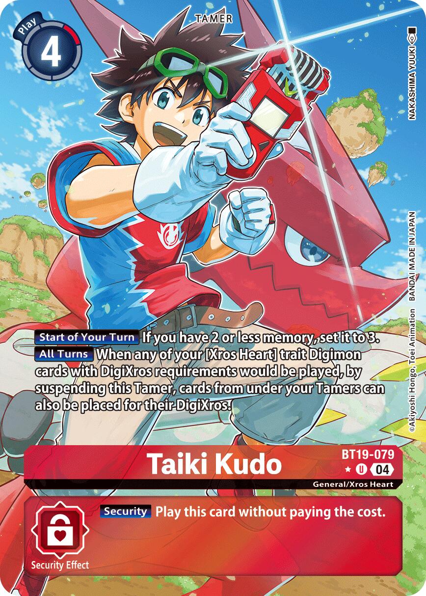 Taiki Kudo [BT19-079] (Alternate Art) [Release Special Booster Ver.2.5] | Clutch Gaming