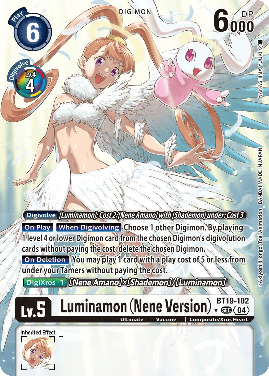 Luminamon [BT19-102] (Nene Version) (Alternate Art) [Release Special Booster Ver.2.5] | Clutch Gaming