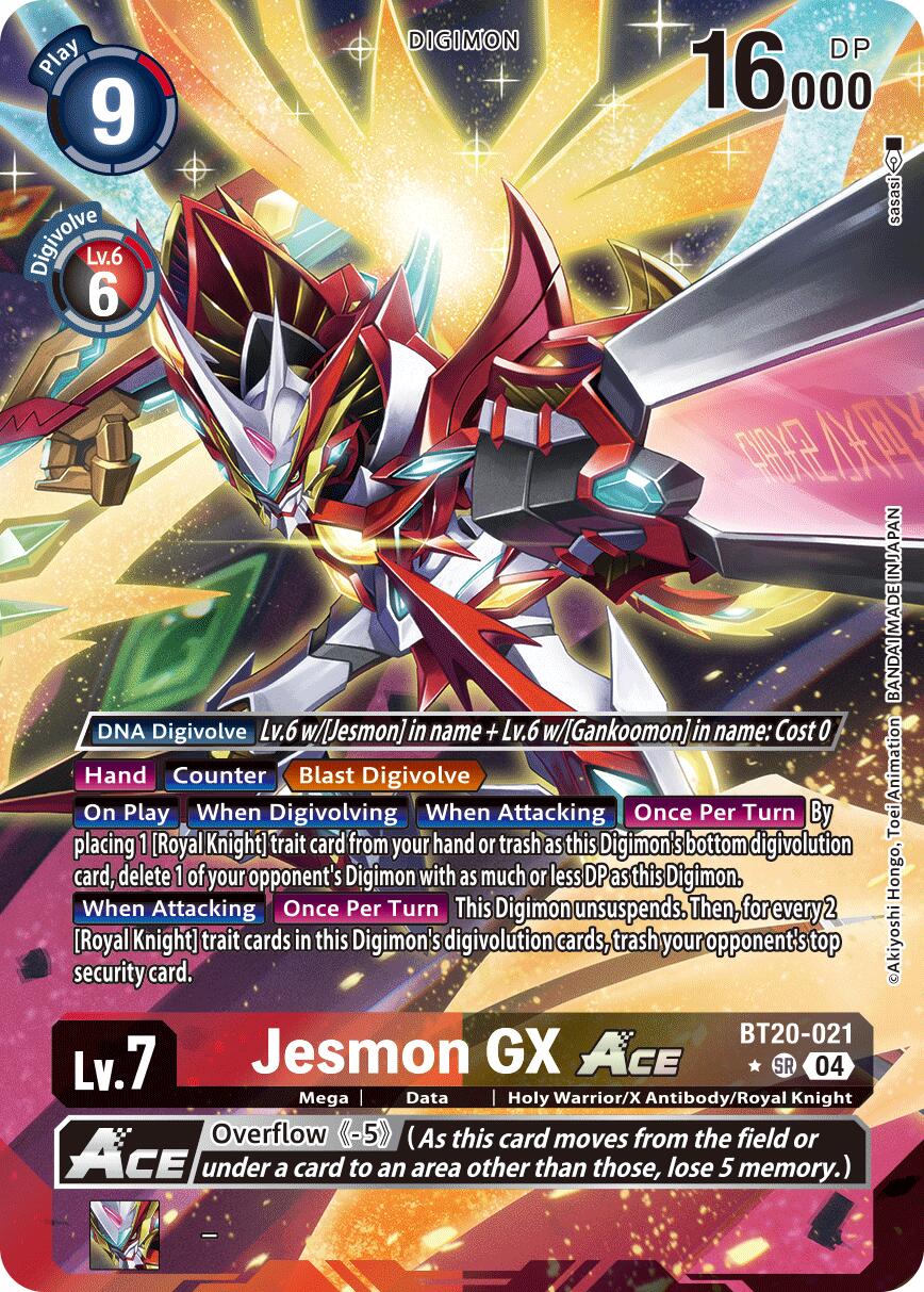 Jesmon GX ACE [BT20-021] (Alternate Art) [Release Special Booster Ver.2.5] | Clutch Gaming