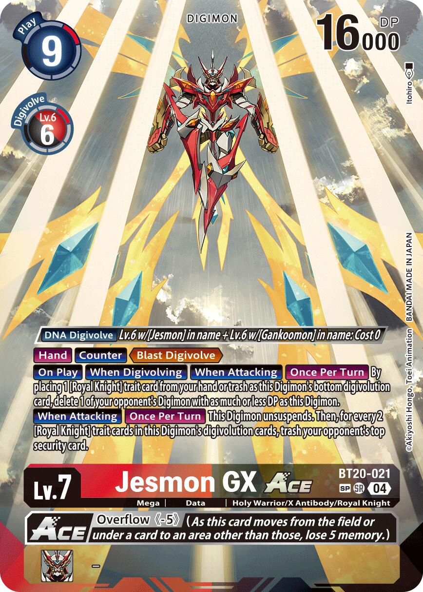 Jesmon GX ACE [BT20-021] (Textured) [Release Special Booster Ver.2.5] | Clutch Gaming