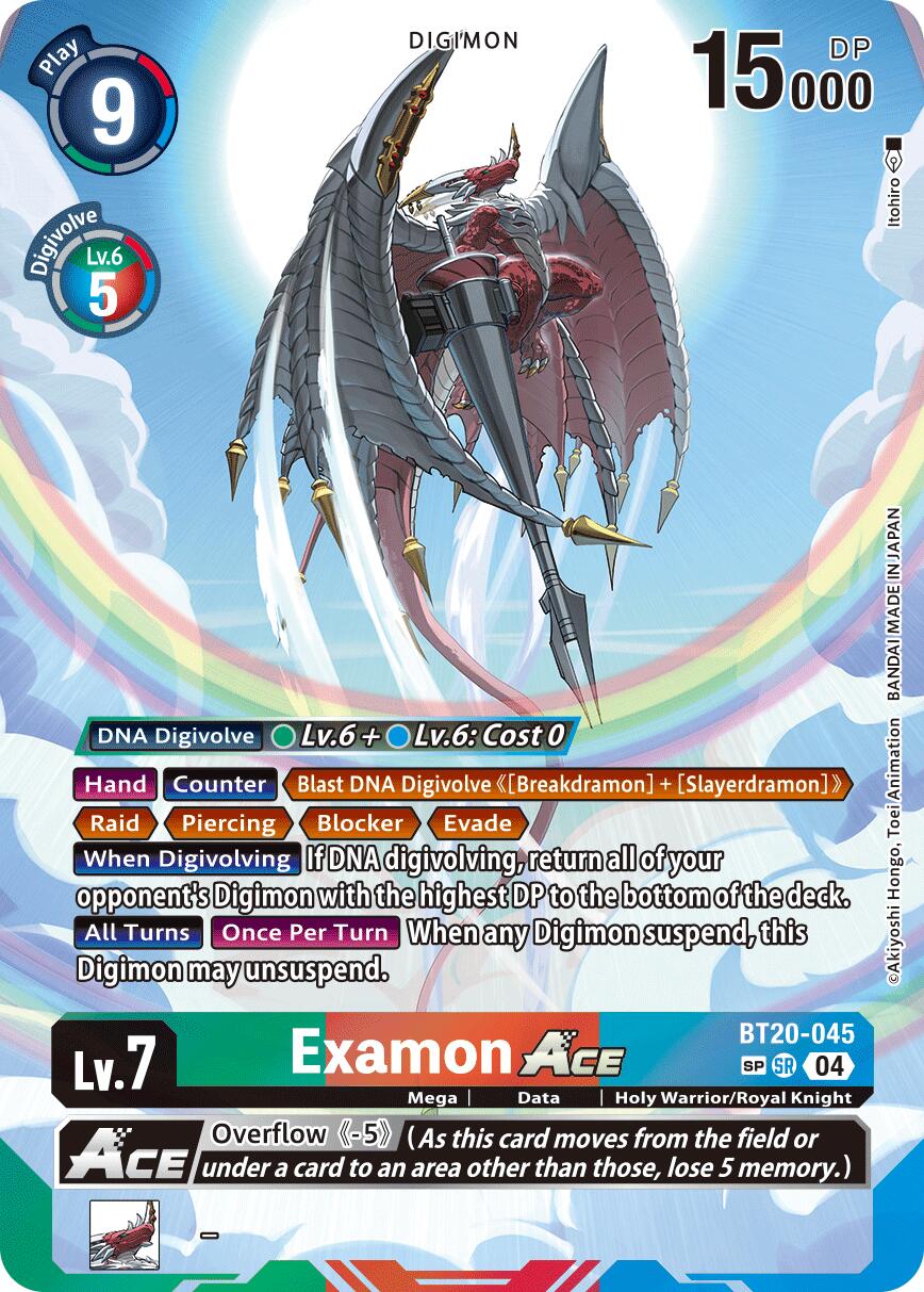 Examon ACE [BT20-045] (Textured) [Release Special Booster Ver.2.5] | Clutch Gaming