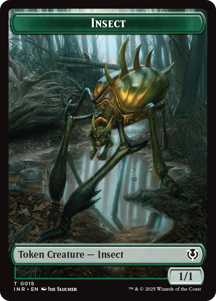 Insect // Spider Double-Sided Token [Innistrad Remastered Tokens] | Clutch Gaming