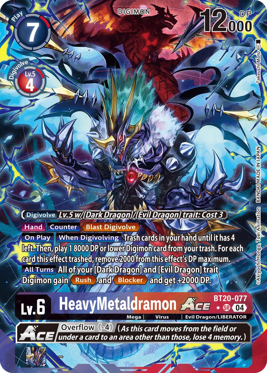 HeavyMetaldramon ACE [BT20-077] (Alternate Art) [Release Special Booster Ver.2.5] | Clutch Gaming