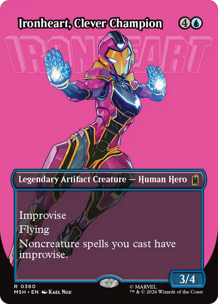 Ironheart, Clever Champion (Borderless) [Marvel Super Heroes] | Clutch Gaming