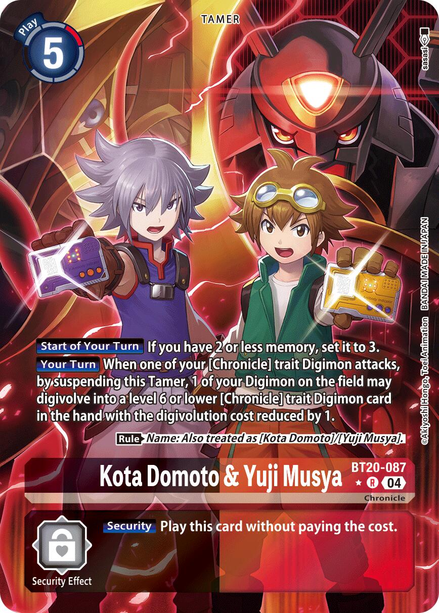 Kota Domoto & Yuji Musya [BT20-087] (Alternate Art) [Release Special Booster Ver.2.5] | Clutch Gaming