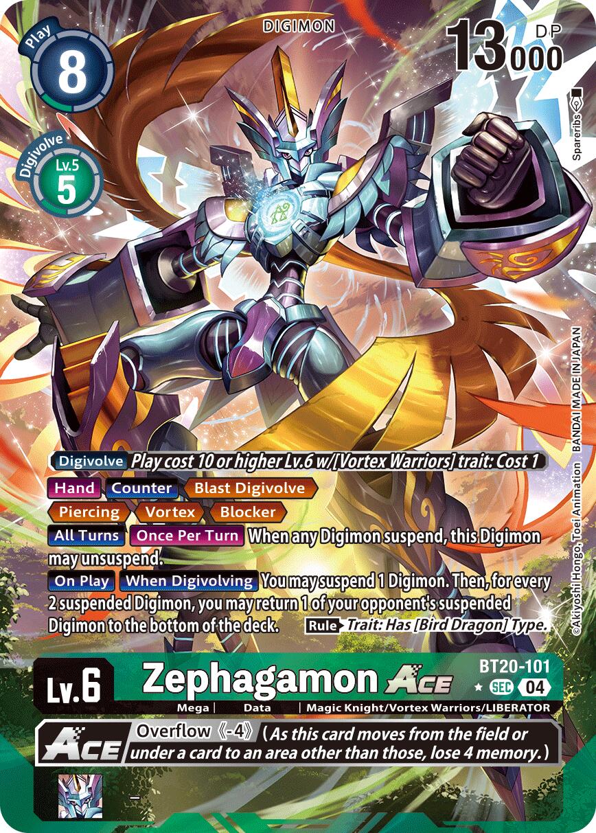 Zephagamon ACE [BT20-101] (Alternate Art) [Release Special Booster Ver.2.5] | Clutch Gaming