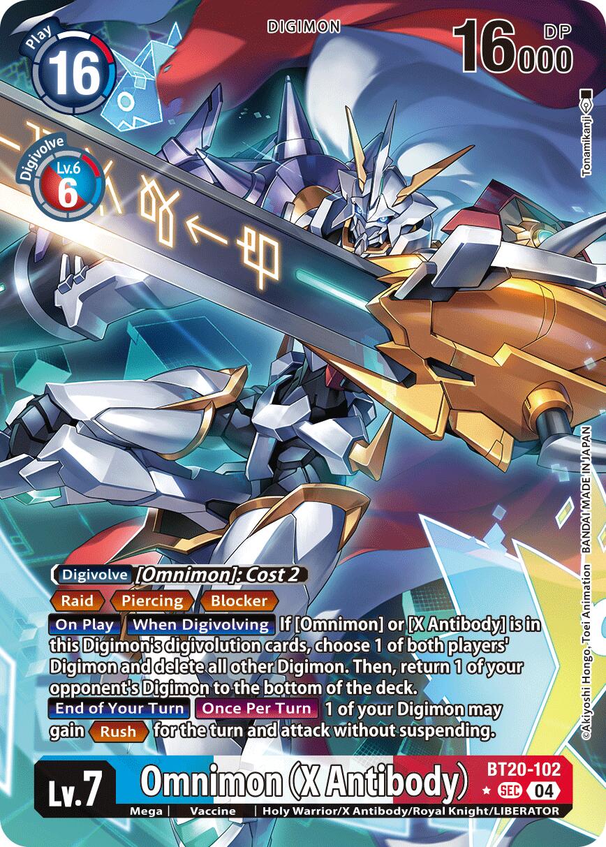 Omnimon [BT20-102] (X Antibody) (Alternate Art) [Release Special Booster Ver.2.5] | Clutch Gaming