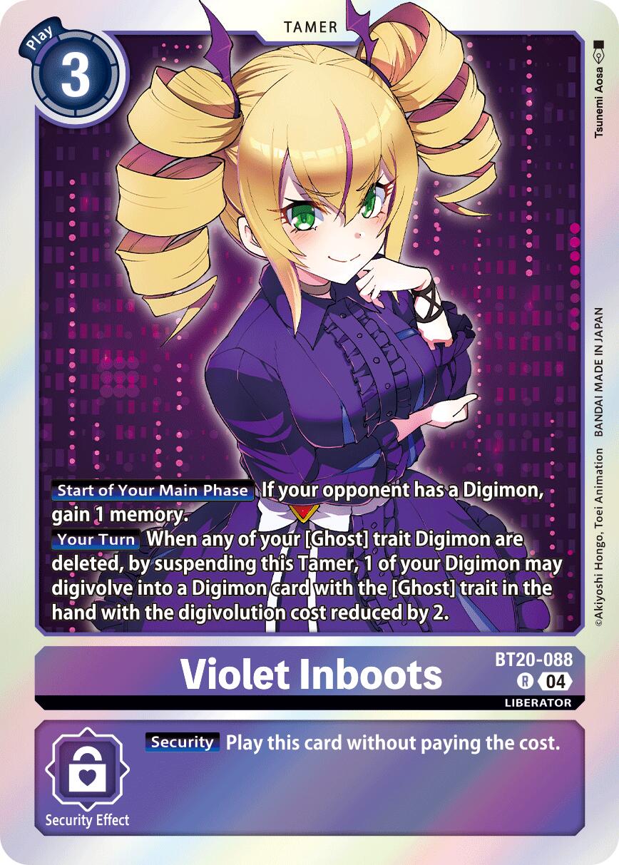 Violet Inboots [BT20-088] - BT20-088 [Release Special Booster Ver.2.5] | Clutch Gaming