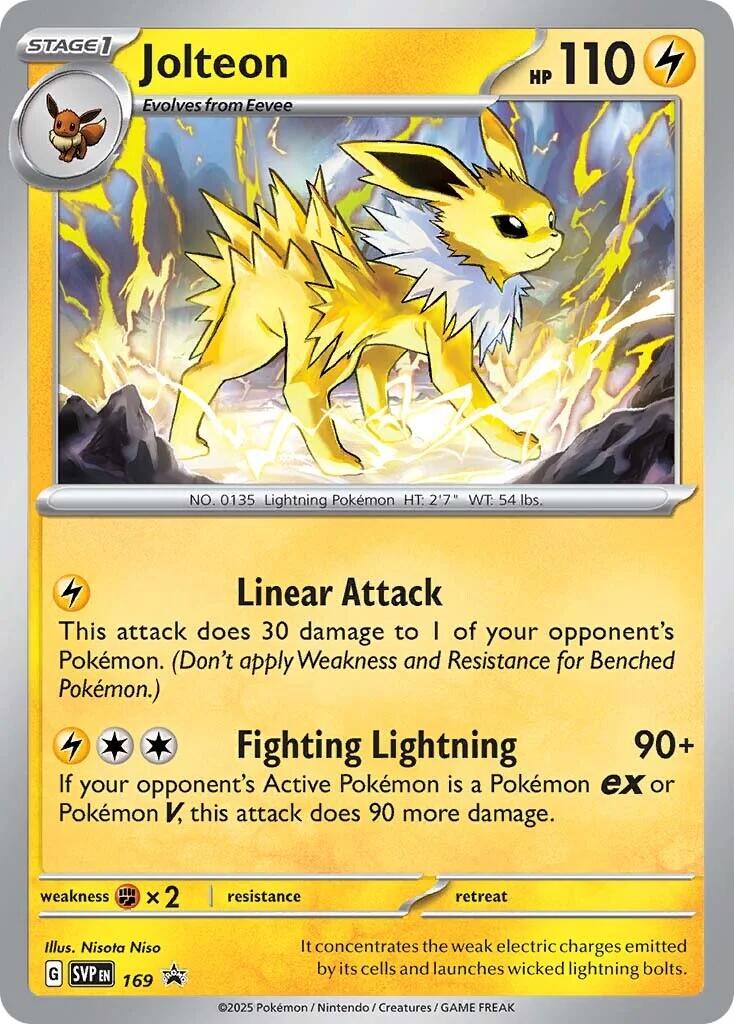 Jolteon (SVP169) [Scarlet & Violet: Black Star Promos] | Clutch Gaming