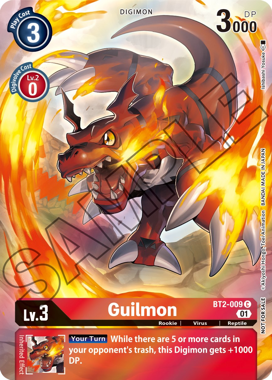 Guilmon [BT2-009] (Tamer's Card Set 1) [Release Special Booster Promos] | Clutch Gaming