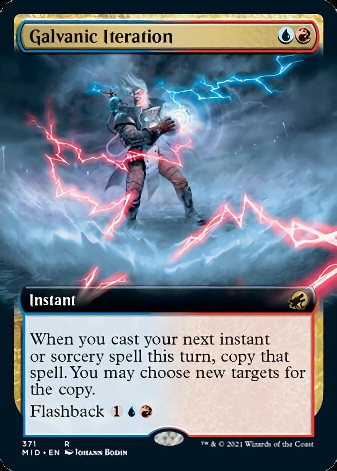 Galvanic Iteration (Extended Art) [Innistrad: Midnight Hunt] | Clutch Gaming