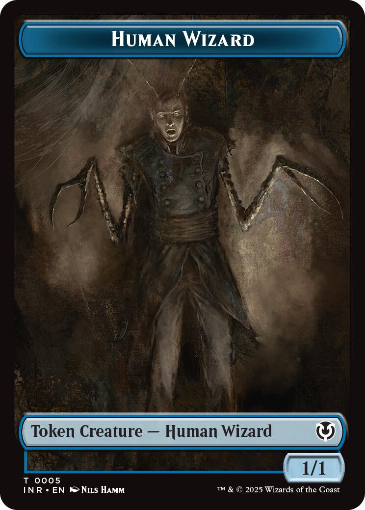 Human Wizard // Emblem - Jace, Unraveler of Secrets Double-Sided Token [Innistrad Remastered Tokens] | Clutch Gaming