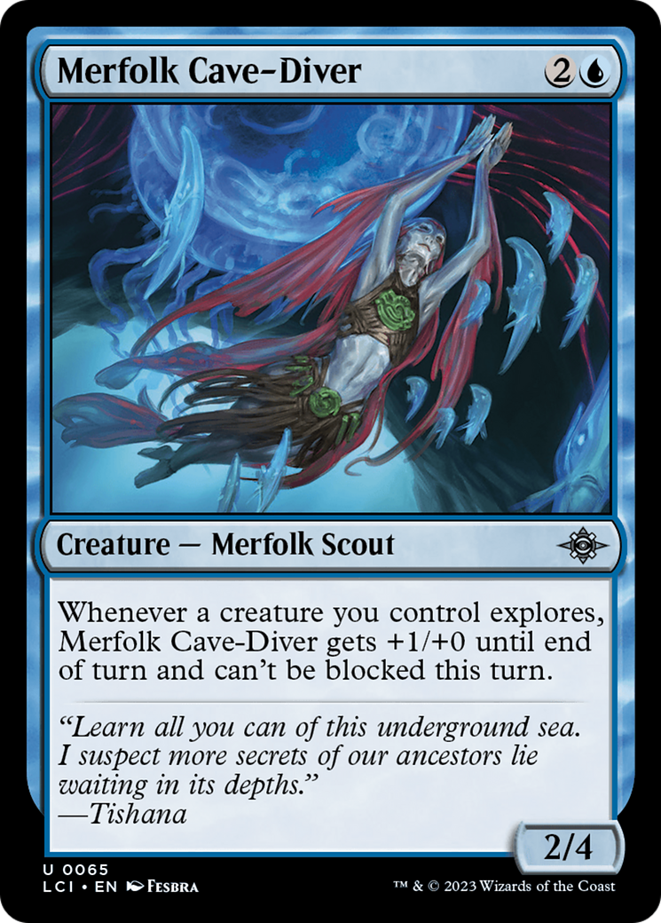 Merfolk Cave-Diver [The Lost Caverns of Ixalan] | Clutch Gaming