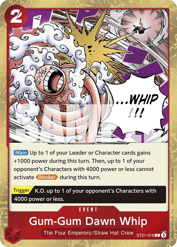 Gum-Gum Dawn Whip [Starter Deck EX: Gear 5] | Clutch Gaming